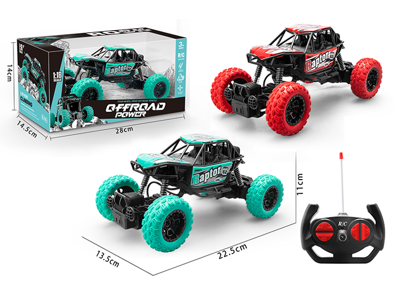 1:18 R/C 4CH Plastic Climbing Car