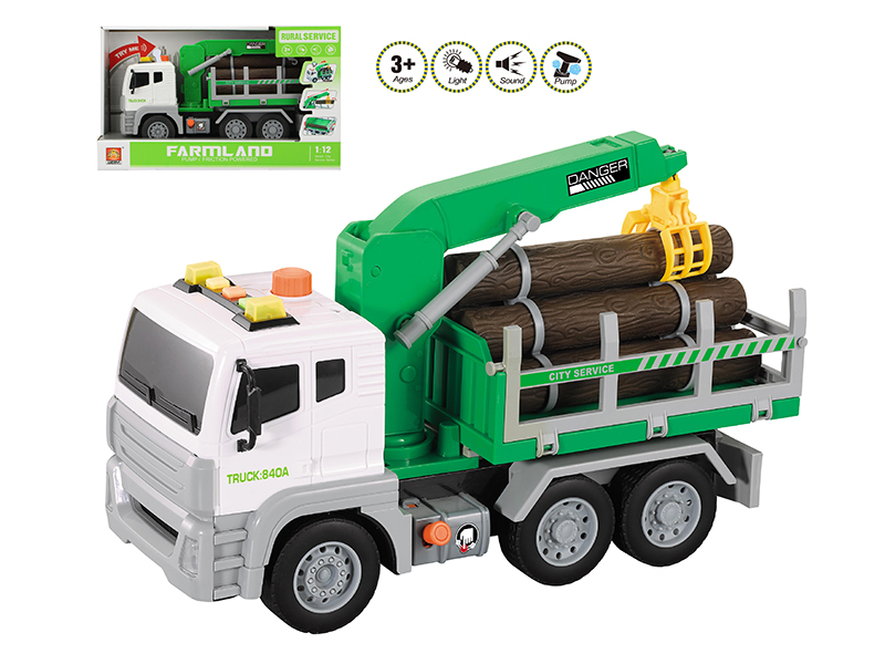 1:12 Friction Trailer (Sound And Light,Pump)