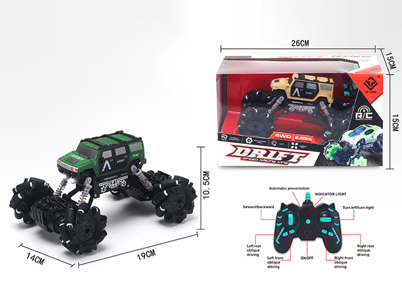 2.4G R/C Side Humvee