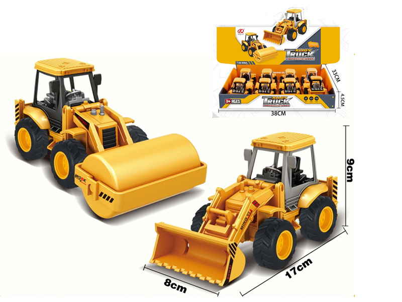 8PCS Friction Alloy Engineering Vehicle