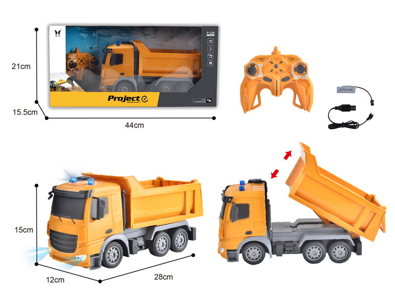1:24 R/C 7CH Dump Truck
