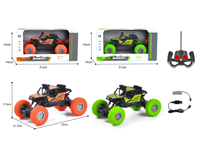 1:18 R/C 4CH Alloy Skeleton Climbing Car