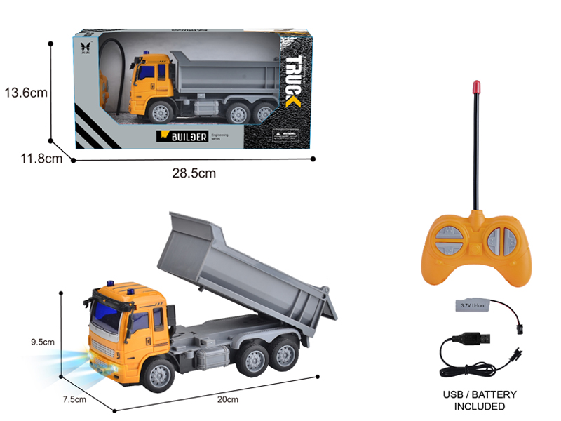 1:30  R/C 4CH 6 Wheel Engineering Carrier