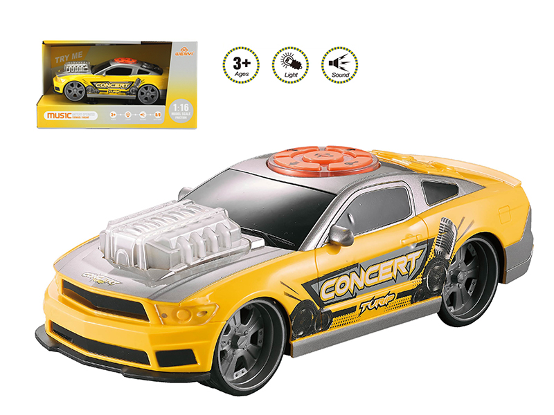 Electric Car With Sound And Light
