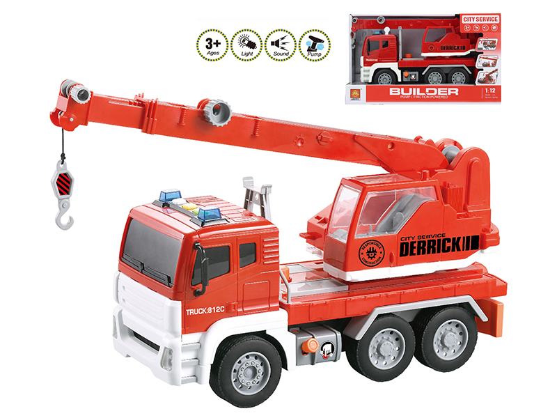 1:12 Friction Engineering Truck(Sound And Light,Pump)
