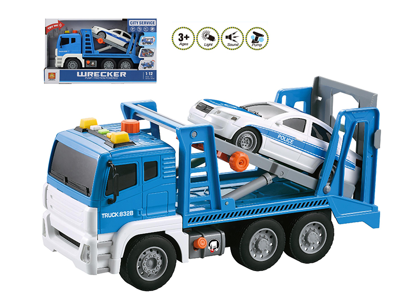 1:12 Friction Rescue Car(Sound And Light,Pump)