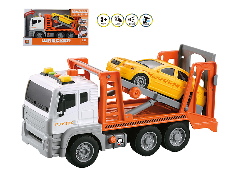 1:12 Friction Rescue Car(Sound And Light,Pump)