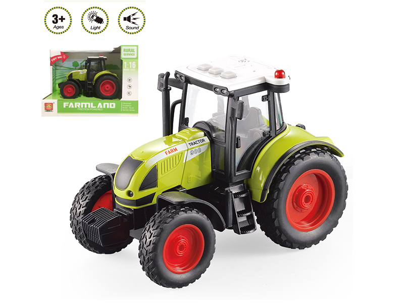 1:16 Friction Farm Tractor (Sound And Light)