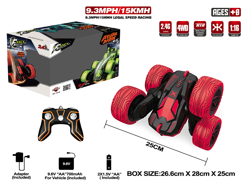 1:16 2.4G Remote Control Stunt Car