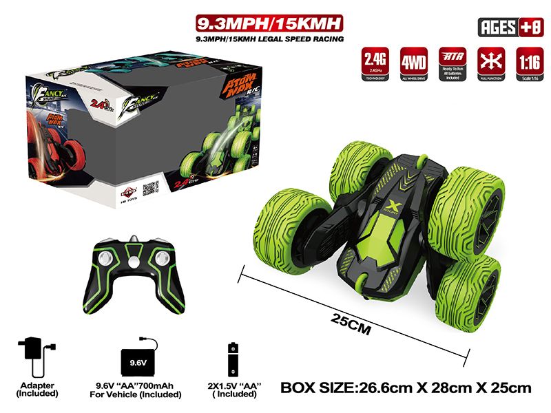 1:16 2.4G Remote Control Stunt Car