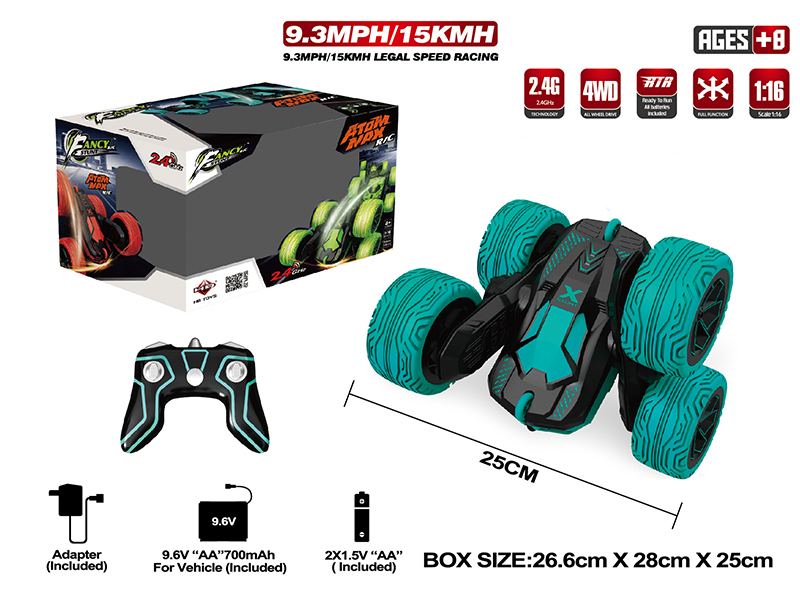 1:16 2.4G Remote Control Stunt Car