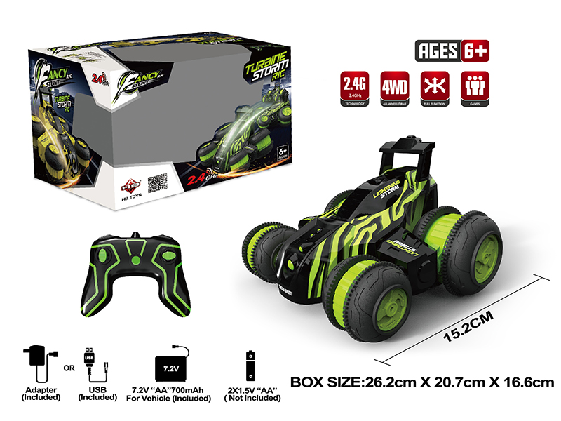 2.4G Remote Control Stunt Car