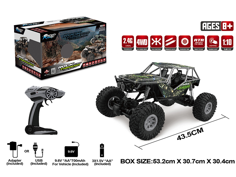 1:10 2.4G Remote Control Rock Crawler