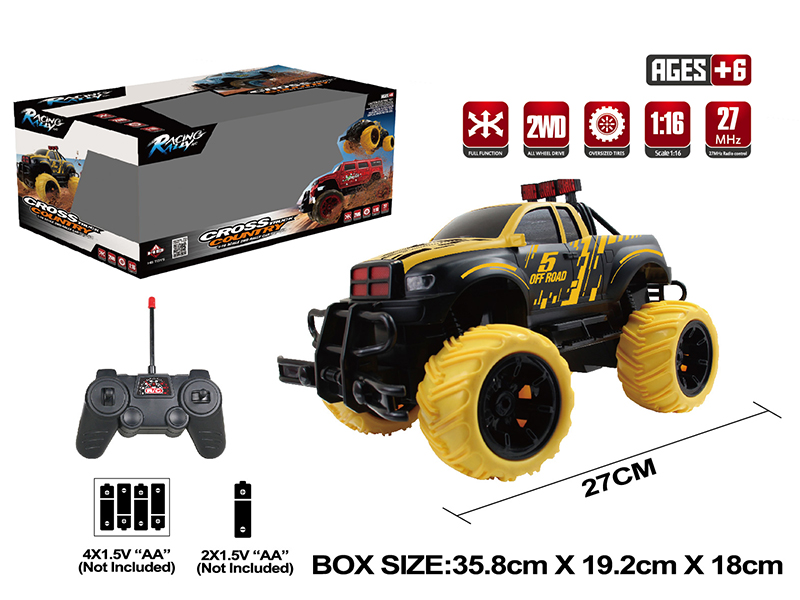 1:16 4-Channel Remote Control  Cross Country Car