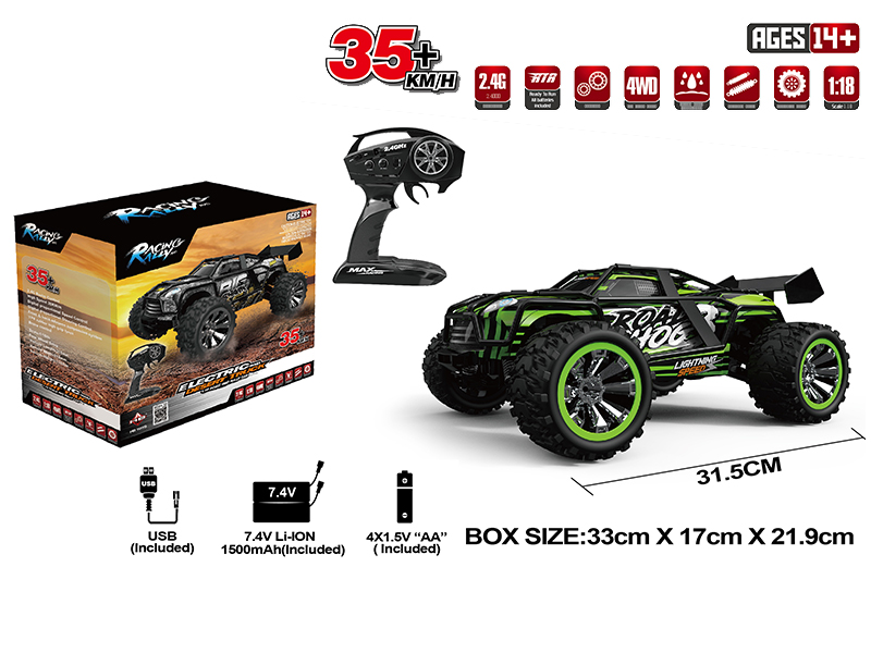 1:18 2.4G Remote Control High Speed Car