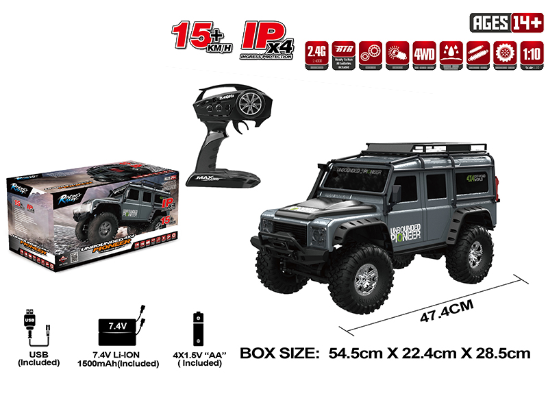 1:10 2.4G Remote Control 4WD Rock Crawler