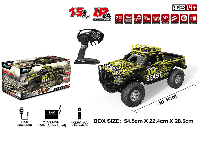 1:10 2.4G Remote Control 4WD Rock Crawler