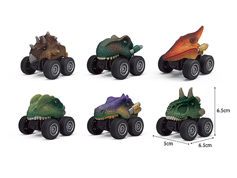 Pull Back Dinosaur Racing Car