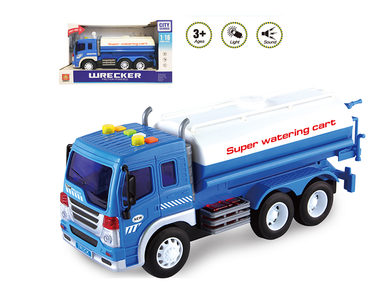 1:16 Friction Super Watering Cart(Four Keys,Light And Music)