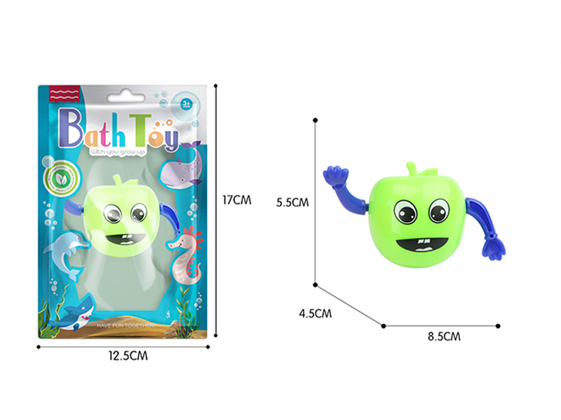 Wind Up Bathroom Toy Apple