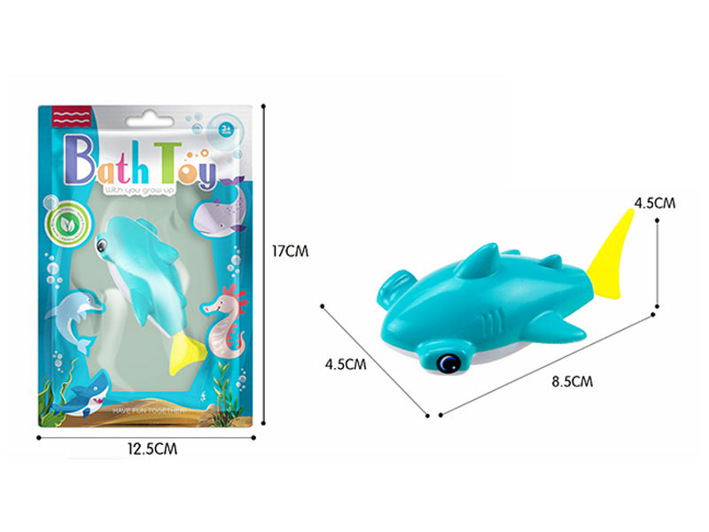 Wind Up Bathroom Toy Shark