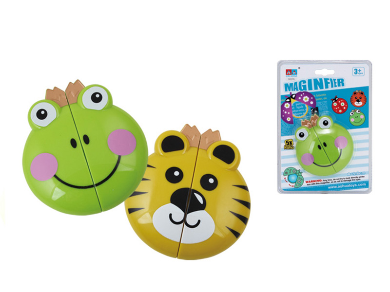 Frog Tiger Magnifying Glass / Clear Benzene Lens
