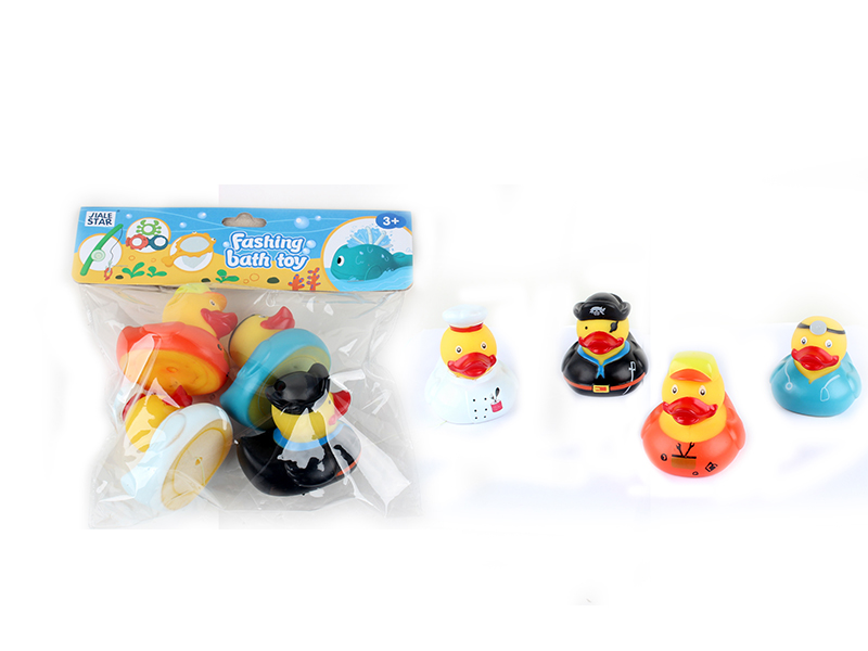4PCS Enamel Bath Animal Toy