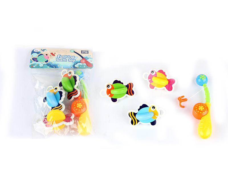 4PCS Bathing And Fishing Toys