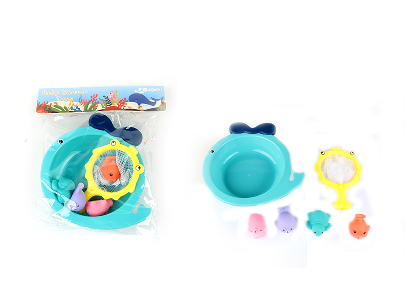 6PCS Bath Tub Swimming Toy