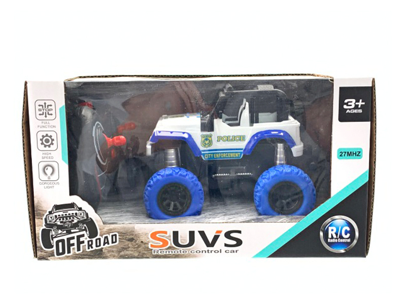 7MHz 4CH R/C Jeep Police Car