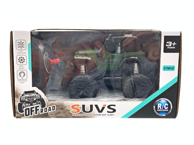 7MHz 4CH R/C  Jeep Military Vehicle