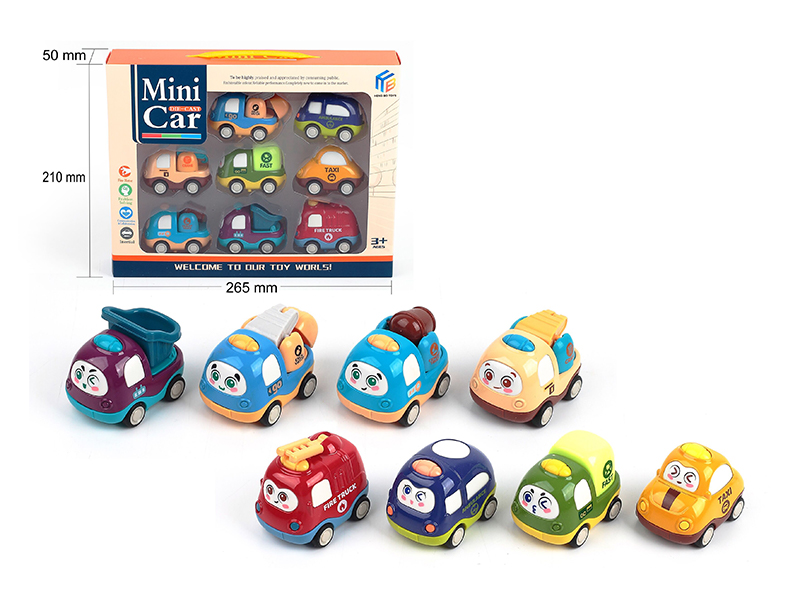 Q Version Alloy Friction Car