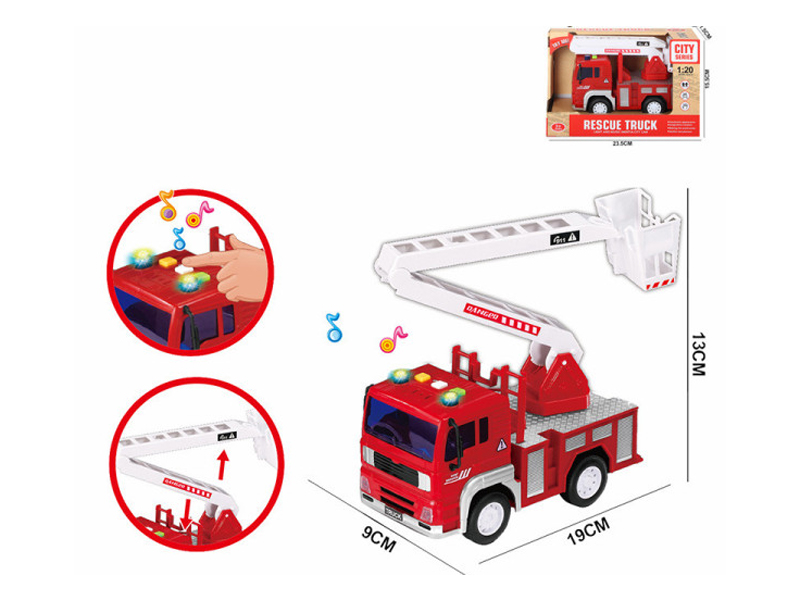 Friction Fire Engine (With Sound And Light)