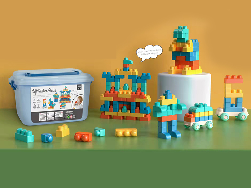 143PCS Puzzle Soft Glue Building Block