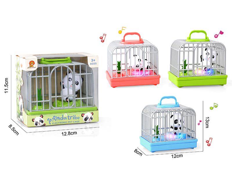 Panda Cage With Light And Music