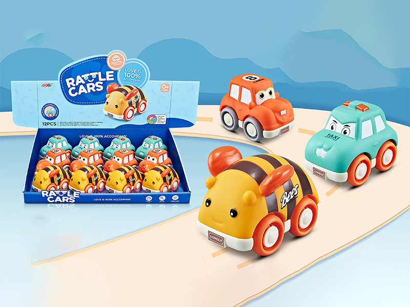 Slide Enamel Bee Car / Jeep / Taxi (With Bell)