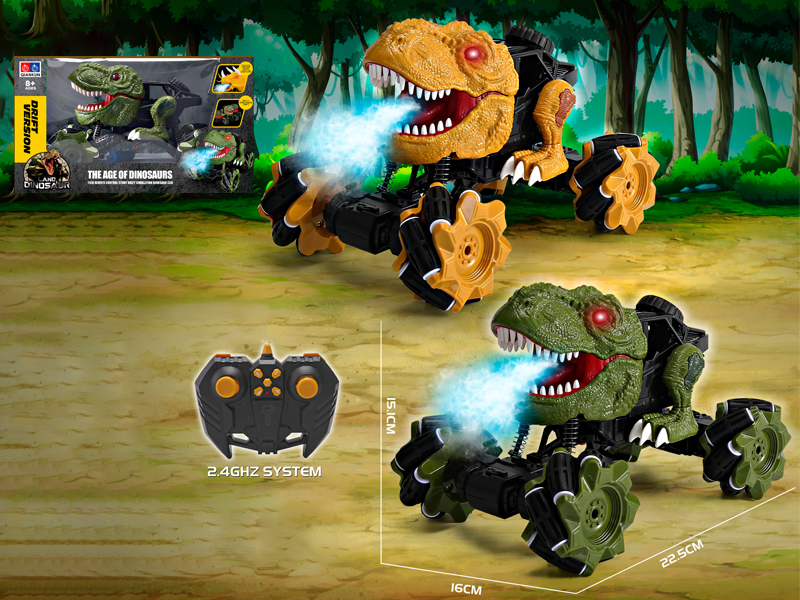 1:18 R/CStunt Drift Simulation Dinosaur Climbing Car