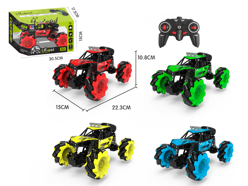 1:18 R/C Olive Wheel Climbing Car