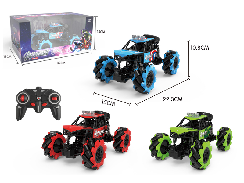 1:18 R/C Control Olive Wheel Climbing Car