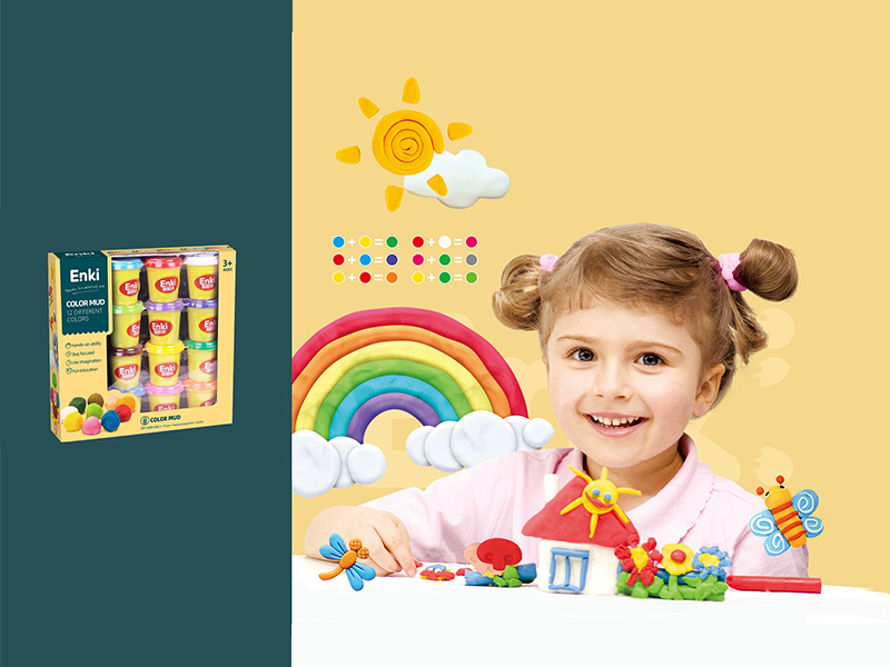 12 Color Clay Set