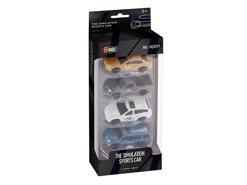 1:64 Slide Alloy Simulation Vehicle (4 Sets)