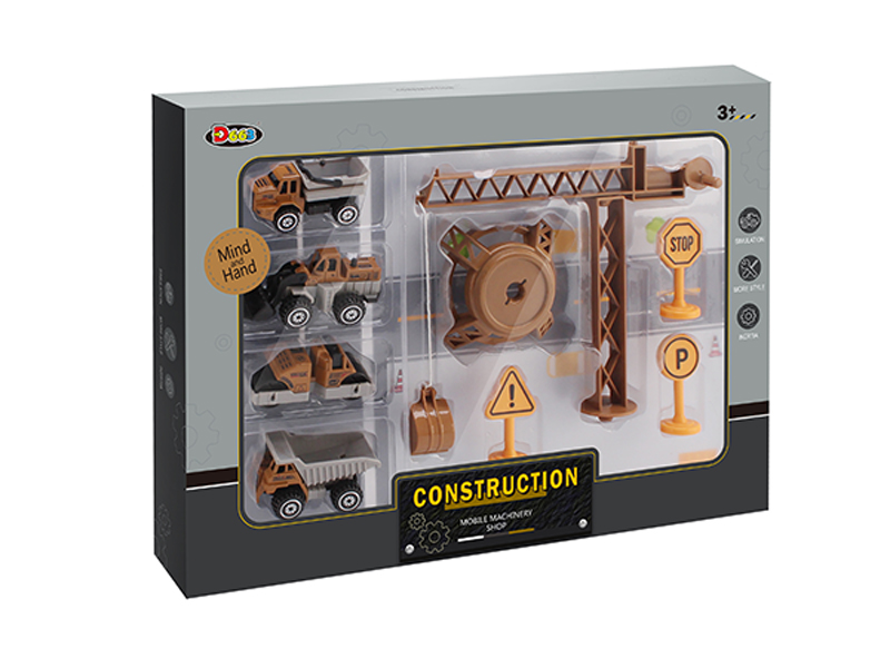 1:64 Alloy Engineering Vehicle Set