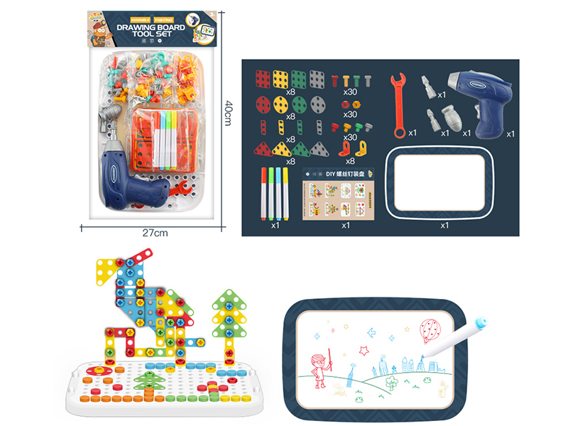 Double-Sided Drawing Board Tool Set
