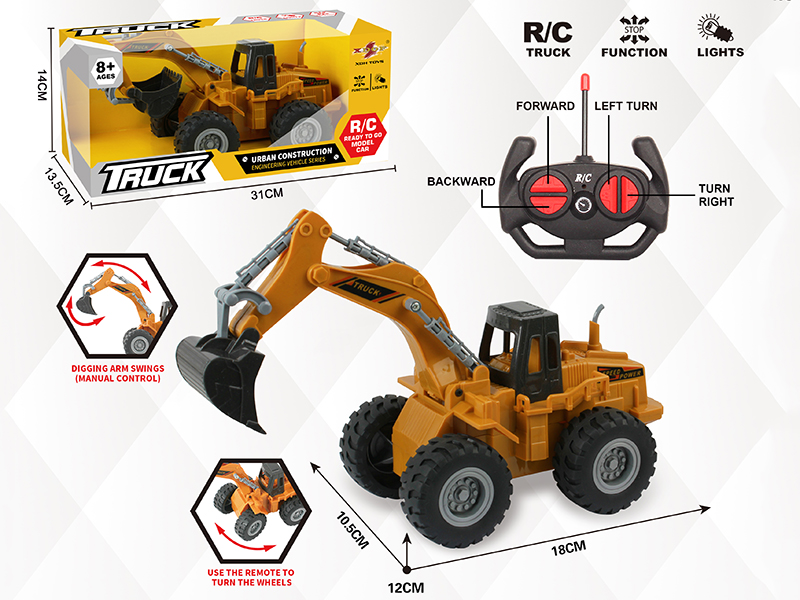 4-Channle Remote Control Excavator