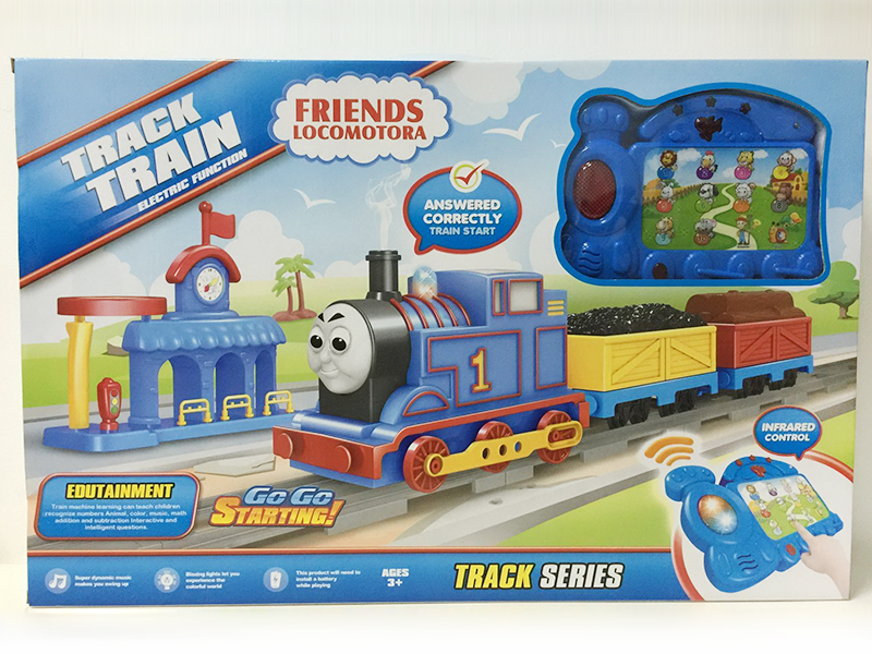 Thomas Remote Control Interactive Rail Train(Smoke,Light,Sound)