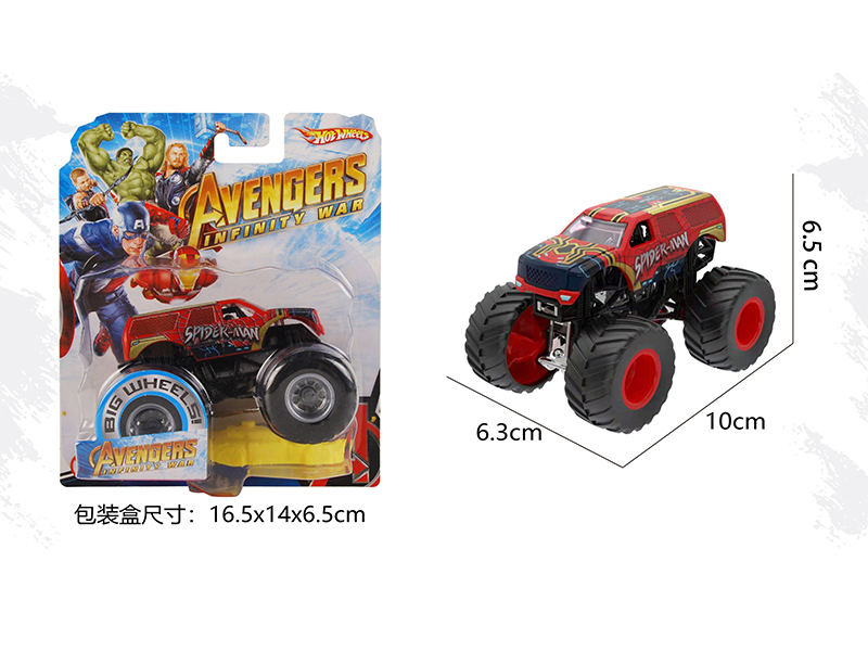 1:64 Slide Avenger Suv (Spider-Man)