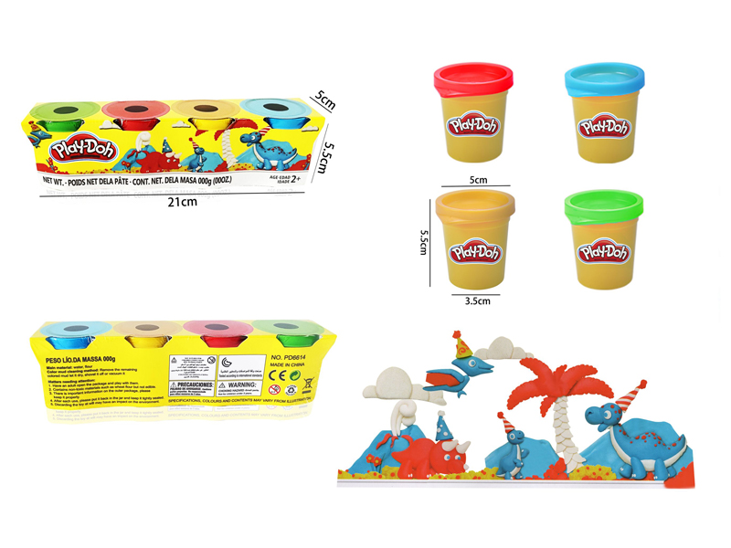Colored Mud 4 Cans