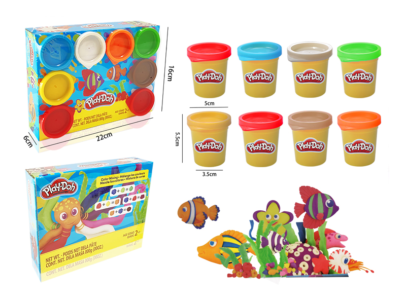 Colored Mud 8 Cans