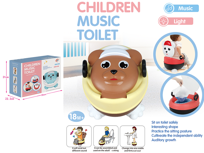 Children 2 In 1 Music Toilet