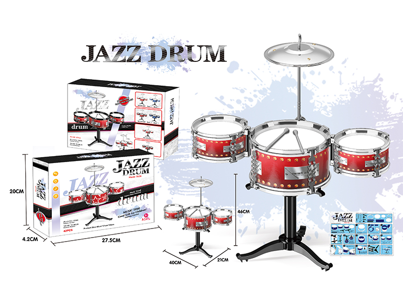 Electroplated Diy Jazz Drum Set